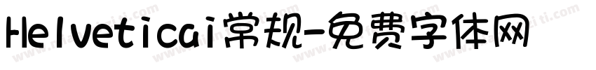 Helveticai常规字体转换