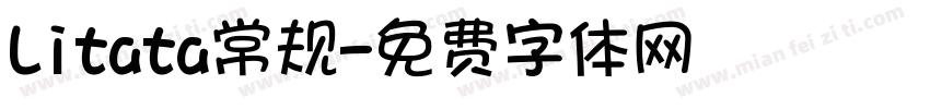 Litata常规字体转换
