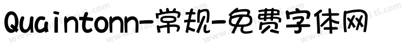 Quaintonn-常规字体转换