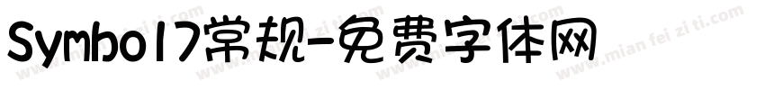 Symbol7常规字体转换