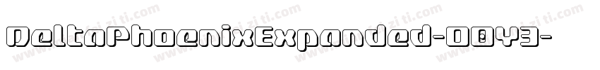 DeltaPhoenixExpanded-O0Y3字体转换