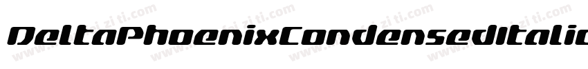 DeltaPhoenixCondensedItalic-EwPl字体转换