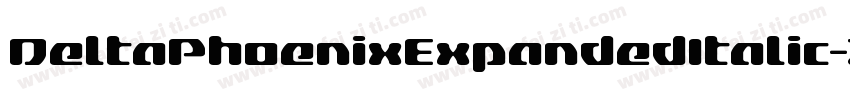 DeltaPhoenixExpandedItalic-ZAOK字体转换