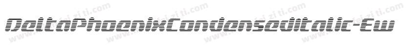 DeltaPhoenixCondensedItalic-EwPl字体转换