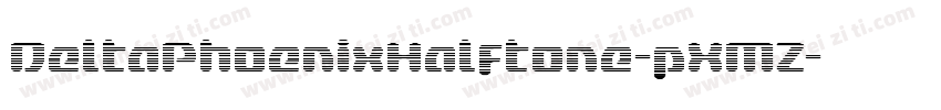 DeltaPhoenixHalftone-pXMZ字体转换