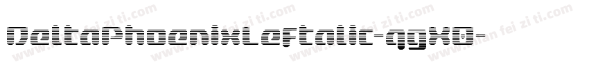 DeltaPhoenixLeftalic-qgX0字体转换