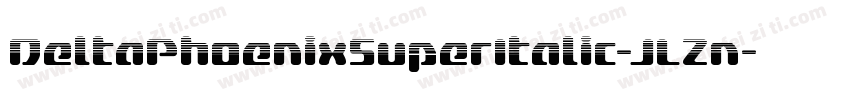 DeltaPhoenixSuperItalic-JLZn字体转换