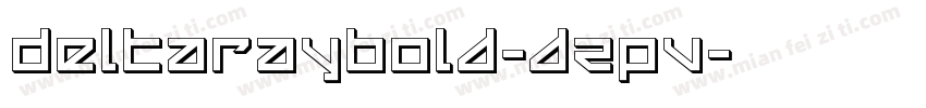 DeltaRayBold-dZpV字体转换