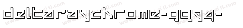 DeltaRayChrome-gq94字体转换