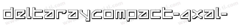 DeltaRayCompact-4Xal字体转换