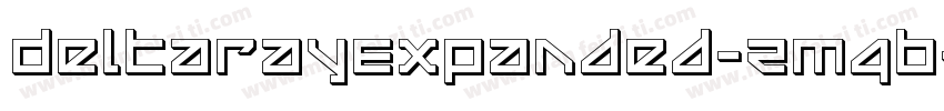 DeltaRayExpanded-ZM4B字体转换