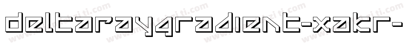 DeltaRayGradient-xaKr字体转换