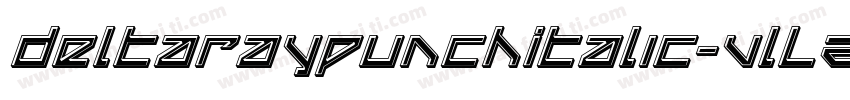 DeltaRayPunchItalic-VlLZ字体转换