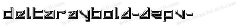 DeltaRayBold-dZpV字体转换