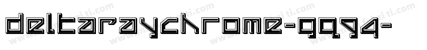 DeltaRayChrome-gq94字体转换