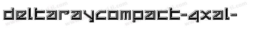 DeltaRayCompact-4Xal字体转换