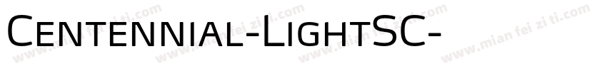 Centennial-LightSC字体转换