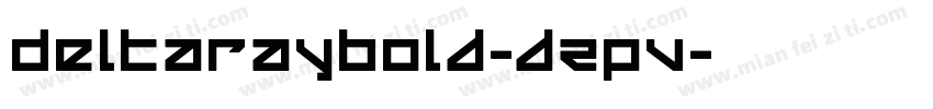 DeltaRayBold-dZpV字体转换