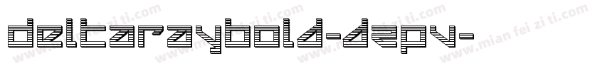 DeltaRayBold-dZpV字体转换