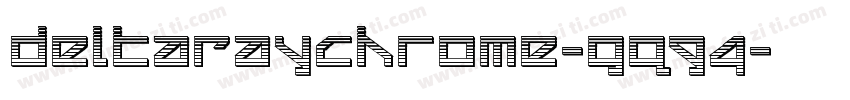 DeltaRayChrome-gq94字体转换