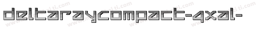 DeltaRayCompact-4Xal字体转换