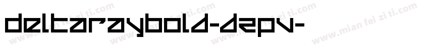 DeltaRayBold-dZpV字体转换