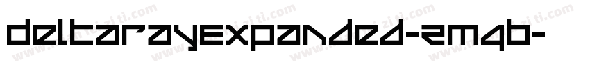 DeltaRayExpanded-ZM4B字体转换