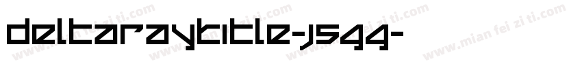 DeltaRayTitle-j5GG字体转换