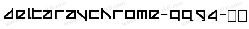 DeltaRayChrome-gq94字体转换