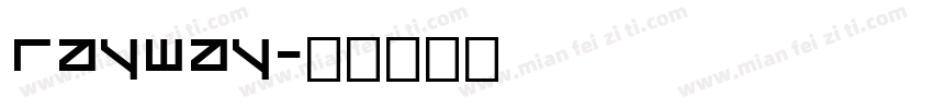 rayway字体转换