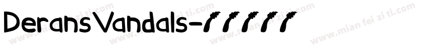 DeransVandals字体转换