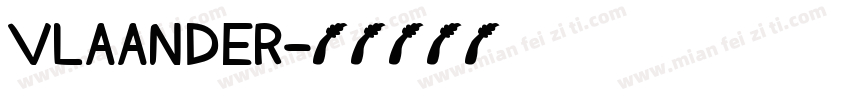VLAANDER字体转换