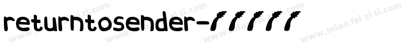 returntosender字体转换