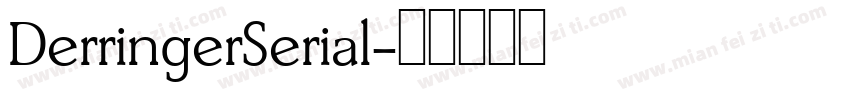 DerringerSerial字体转换