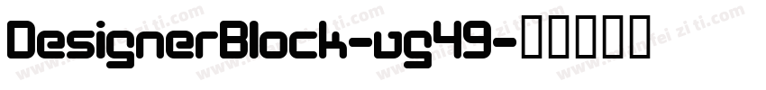DesignerBlock-vg49字体转换