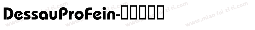 DessauProFein字体转换