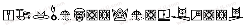 DFRarbookrosewoodSC24字体转换