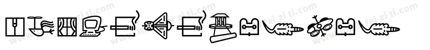 DFShiYiW5-B5字体转换
