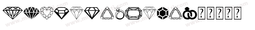 DiamondsBold字体转换