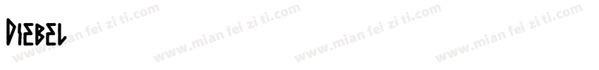Diebel字体转换