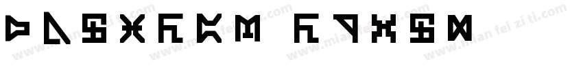 HalisGR-SBold字体转换