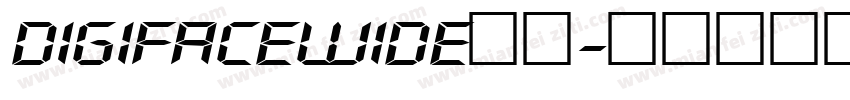 DigifaceWide字体字体转换