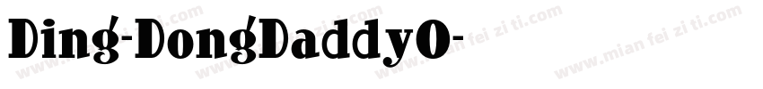 Ding-DongDaddyO字体转换