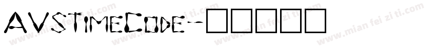 AVSTimeCode字体转换