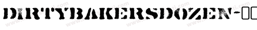 DirtyBakersDozen字体转换