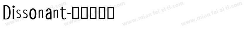 Dissonant字体转换