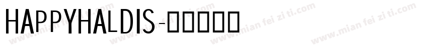 HAPPYHALDIS字体转换