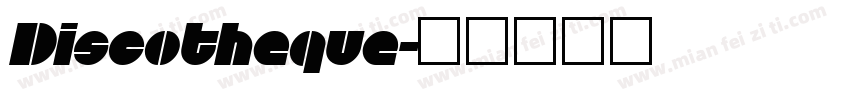 Discotheque字体转换