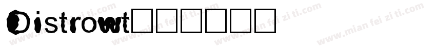 Distrowt字体转换