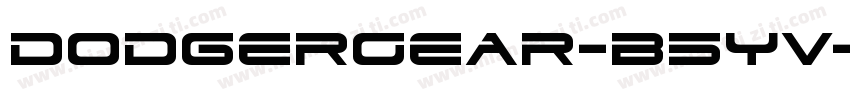 DodgerGear-B5yV字体转换
